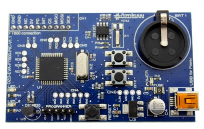 EVAL BOARD FT800 TFT PIC18F46K20 DS1307 DS18B20