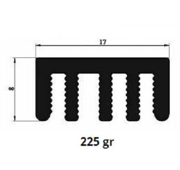 ALÜMİNYUM SOĞUTUCU H=8MM G=17MM L=23MM