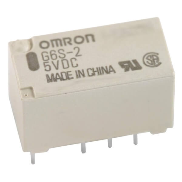 RELAY 2A 5VDC 2PNC TELECOM OMRON - G6S-2 DC5