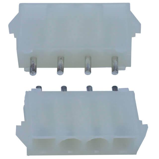 CON.T.B.6.35MM 4P 180C MALE - L-KLS1-XL1-6.35-1X04-S