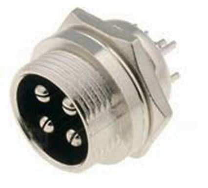 CONN.MICRO JACK M16 9P IP55 RECEPTACLE PIN - L-KLS15-225-M16-9M1