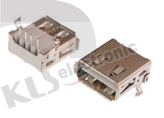 CONNECTOR USB A TYPE RIGHT ANGLE 90C KLS - L-KLS1-181A-W