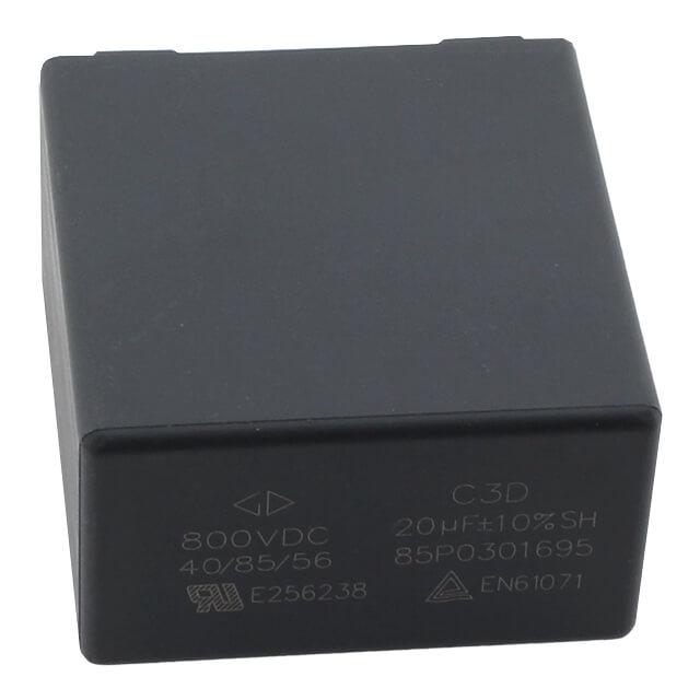 CAP.POL.20uF 800VDC 37.5MM 10% BULK - C3D2K206KF02C00