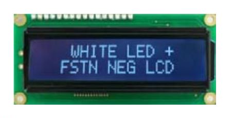 LCD CHARACTER 16X2 FSTN NEGATIVE BLACK 5V - WH1602A-TTI-JT#