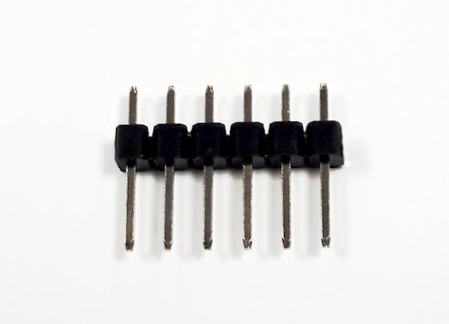 PIN HEADER 6PIN(1x6) 2.54mm THT V/T - L-KLS1-207-1-06-S