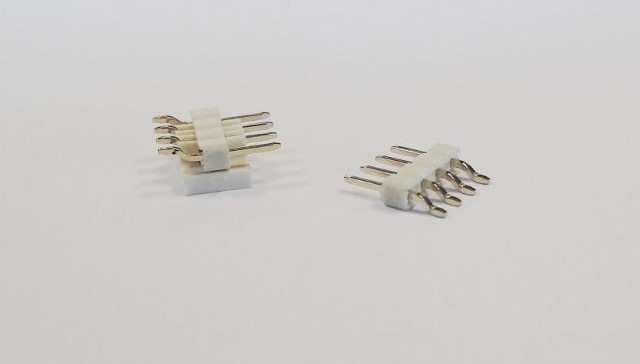 PIN HEADER 4PIN(1x4) 2.00mm SMT R/A WHITE - L-KLS1-207BA-2.0-1-04-TC