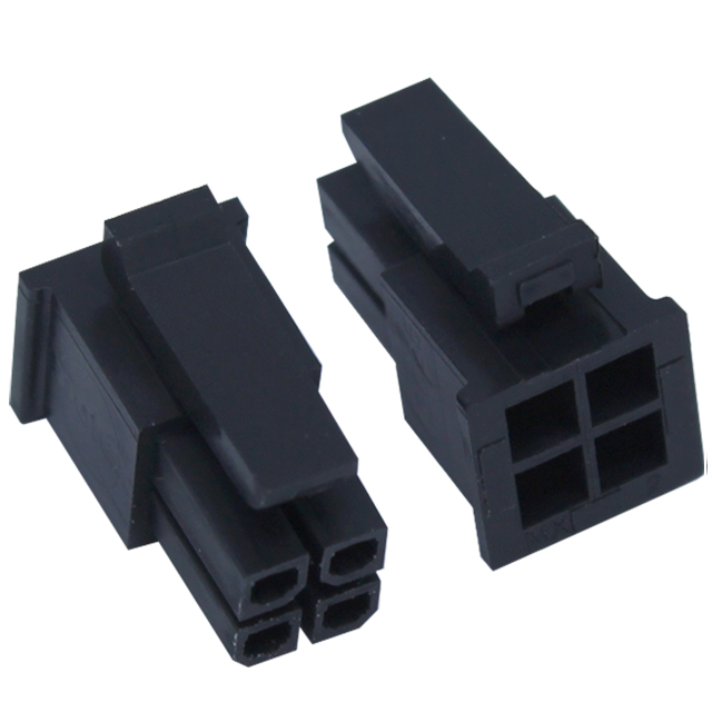 CONNECTOR 3.00MM 4PIN(2X2) MALE HOUSING BLACK - MOLEX-430250400