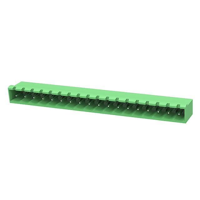 TERM.BLK.5.08MM 18P 90C MALE GREEN CLOSED LONG PIN - 2EDGRC-5.08-18P-14-190AH