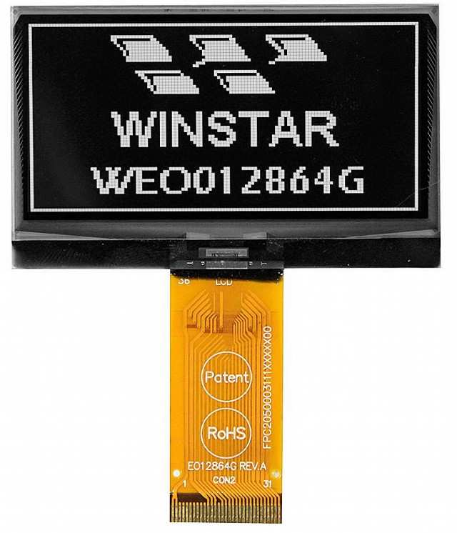 OLED COG 128X64 WHITE 2.42" - WEO012864GWPP3N00000