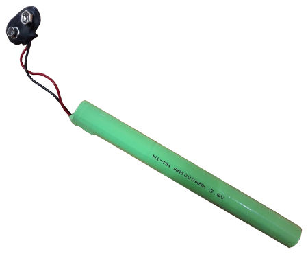 BATTERY (1.2VX3) NI-MH AA1000mAH CABLE:6,5CM/5,5CM - BPI-NIMH-AA1000MAH 3.6V