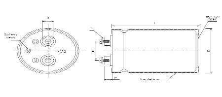 CAP.EL.5600uF 450V 76x145 85C PG6-SR-996 - NA056000450PG6SR0996M01