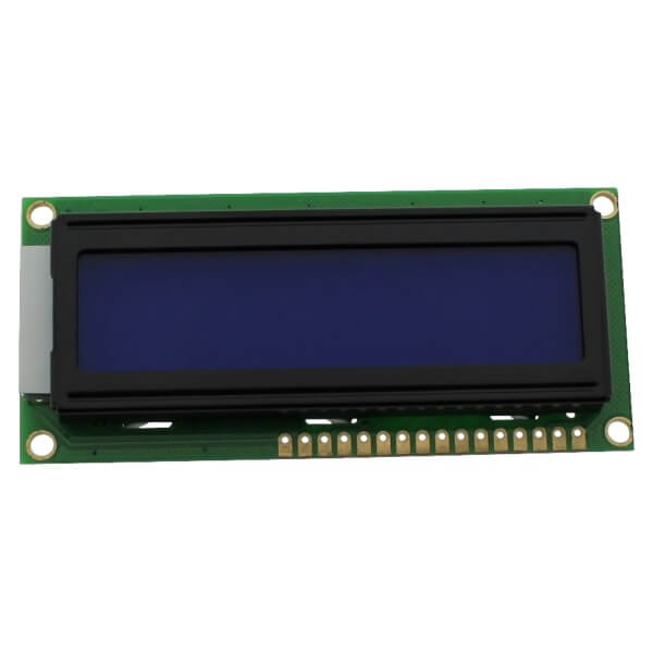 LCD CHARACTER 16X2 STN NEGATIVE BLUE - HC160204C-BT62L-VMK