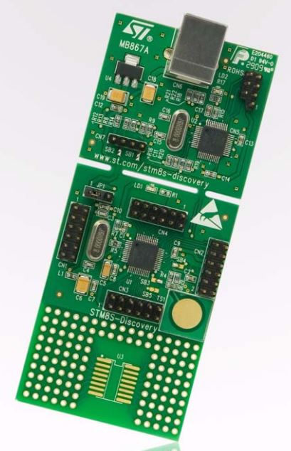 EVALUATION BOARD FOR STM8S105 - STM8S-DISCOVERY