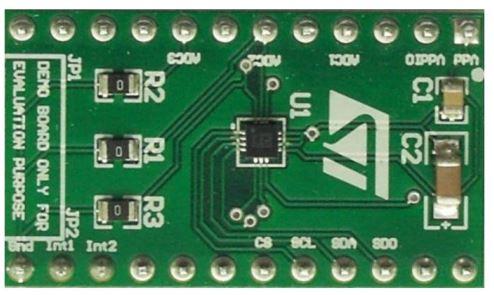 EVALUATION BOARD SENSORS FOR LIS2DH - STEVAL-MKI135V1