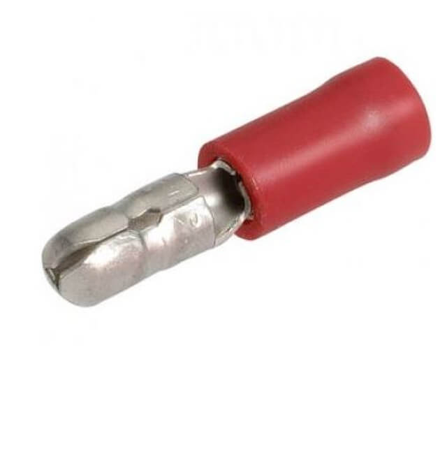 CONNECTOR TERM.BULLET-PRE-INS.3.5X21MM MALE BRASS - L-KLS8-01111-MPD1.25-156