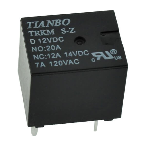 RELAY POWER 7A 12V ULTRA MINI - TRKM-D-S-Z-12VDC