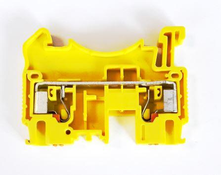 DIN RAIL T.B.2.5mm² PUSH-IN YELLOW - DS2.5-01P-18-00AH