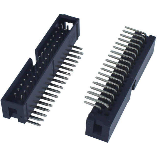 BOX HEADER 34PIN(2x17) 2.54mm THT R/A MALE BLACK - L-KLS1-202-34-R-B