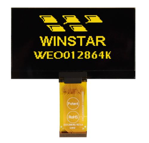 OLED COG 128X64 YELLOW 2.7" - WEO012864KLPP3N00000