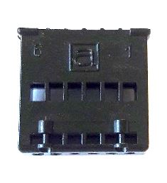 MINIMODUL TUNİK CONNECTOR 6PIN 180C MALE BLACK - 202.101006.02-299