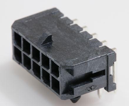 CONNECTOR HEADER 10PIN(1X10) THT V/T MALE