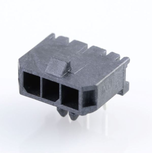 CONNECTOR HEADER 6PIN 3MM 90C MALE - MOLEX-0436500600