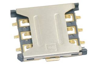 CONNECTOR HOLDER SIM CARD 6P NO PUSH - L-KLS1-SIM-076-6P-H1.35-