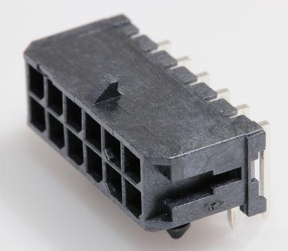 CONNECTOR HEADER 12PIN 3MM 90C MALE