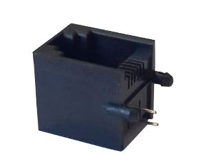 MODULAR JACK THT R/A 6P2C (RJ11) BLACK - L-KLS12-124-6P2C-W/O-1-1