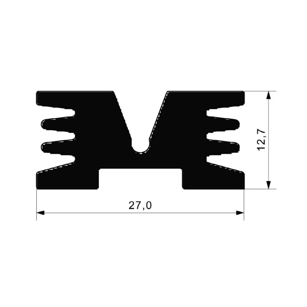 HEATSINK (L=25 mm) - OZDAS0119EPL25