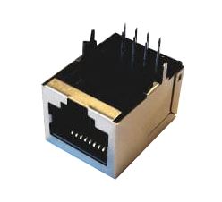 MODULAR JACK THT R/A 8P8C (RJ45,Ethernet) BLACK - L-KLS12-TL001-8P8C-1-03