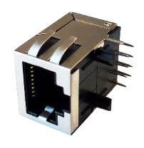 MODULAR JACK THT R/A 8P8C (RJ45,Ethernet) BLACK - L-KLS12-TL001-8P8C-2-03