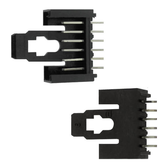 MINIMODUL CONNECTOR 6PIN 180C MALE TUNIK (BLACK) - TMK2006-B