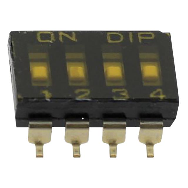 SWITCH DIP 4 Pos. SPST 25mA 24VDC SMT V/T - DMR-04-T-V