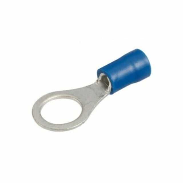 RING TERMINAL 6.6x21 BLUE M8 d2 4.3mm