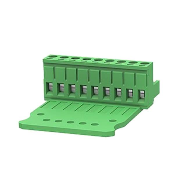 TERM.BLK.5.08MM 9P FEMALE GREEN - 2EDGKE-5.08-09P-14-00AH