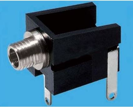 CONNECTOR MONO JACK WITH NUT THT R/A 2.5MM - L-KLS1-TG2.5-004A