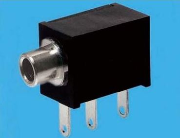 CONNECTOR MONO JACK WITHOUT NUT THT R/A 2.5MM - L-KLS1-TG2.5-003B