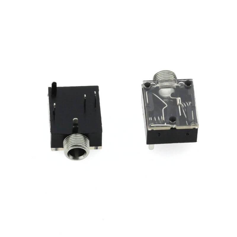 CONNECTOR STEREO JACK THT R/A 3.5MM