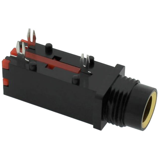 CONNECTOR STEREO JACK THT R/A 6.3MM - L-KLS1-TG6.3-009B