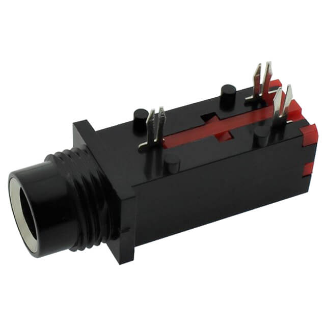 CONNECTOR STEREO JACK THT R/A 6.3MM - L-KLS1-TG6.3-009A