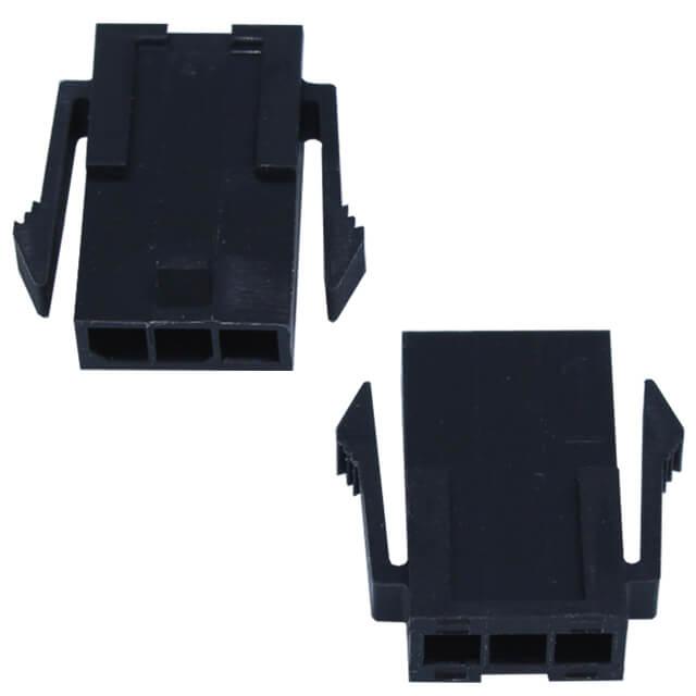CONNECTOR 3.00MM 3PIN(1X3) FEMALE HOUSING BLACK
