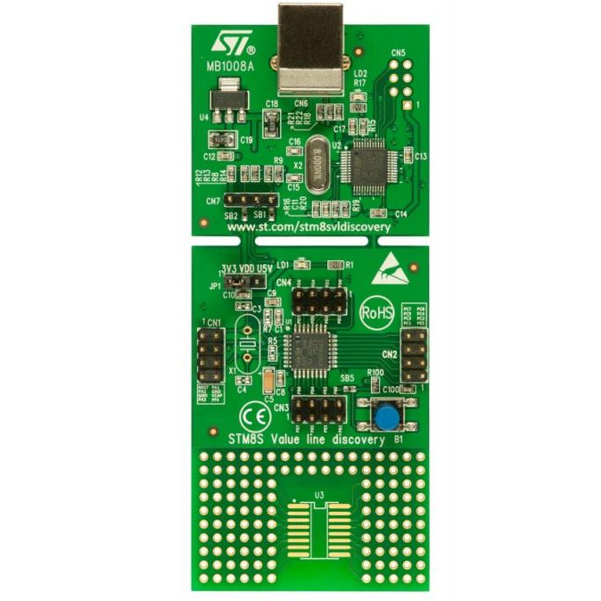 EVALUATION BOARD QUICK START STM8S ST - STM8SVLDISCOVERY