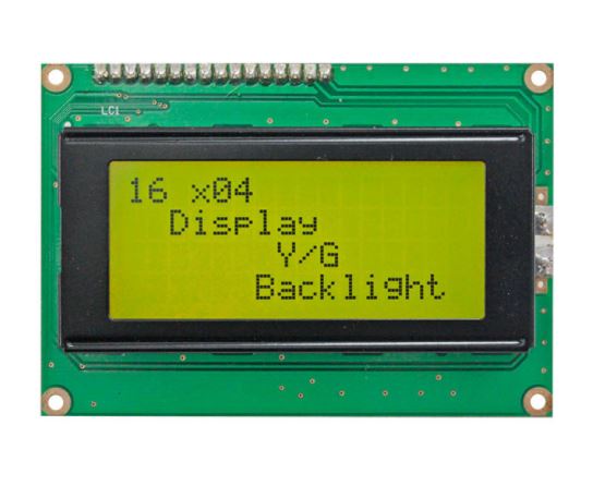 LCD CHARACTER 16X4 STN POSITIVE GREY 5V - WH1604A-YGH-CT#