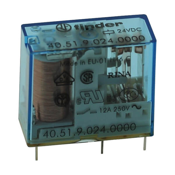 RELAY POWER 10A 24VDC FINDER - 40.51.9.024.0000