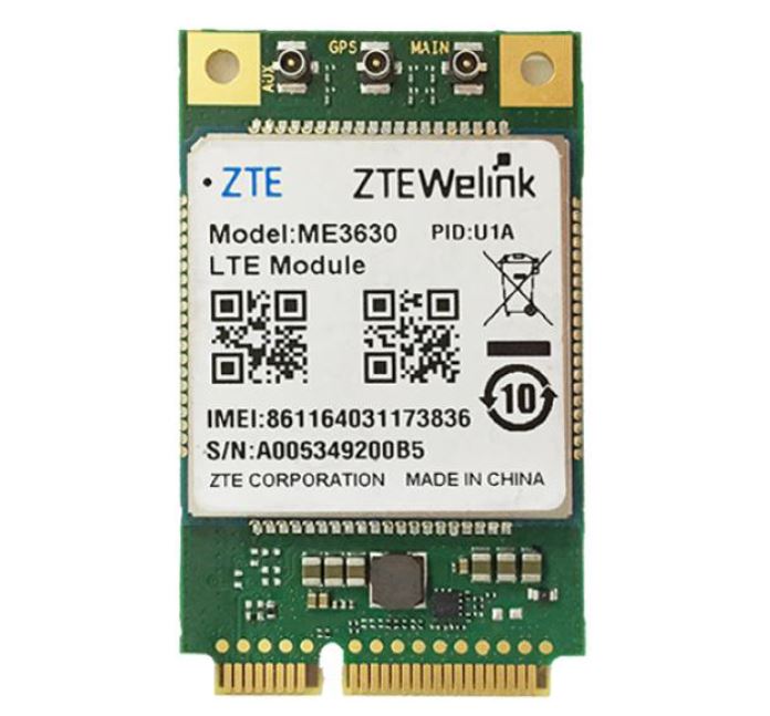 MODULE LTE 4G/3G/2G + GNSS MINIPCIE - ME3630-E1C_MP0