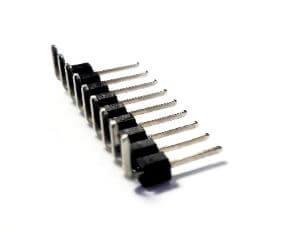 PIN HEADER 40PIN(1x40) 2.54mm THT R/A MALE - DS1022-1X40RD61