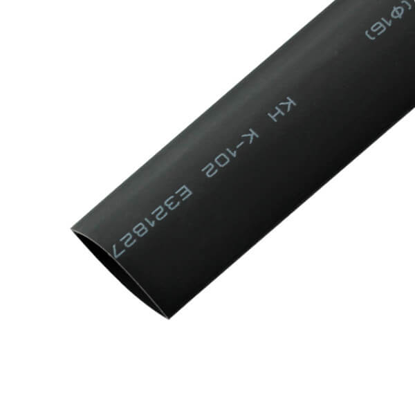 HEAT SHRINK 19mm BLACK (MAKARON) 2:1 W/ UL - WOER-R18-BLACK