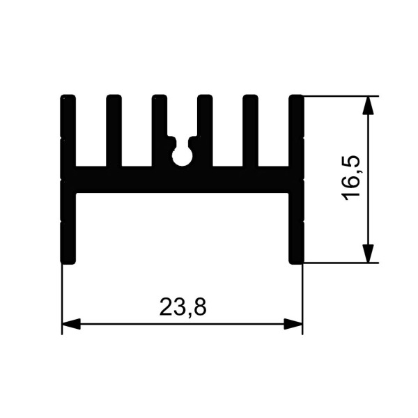 HEATSINK (L=25 mm) - OZDAS0004EL25