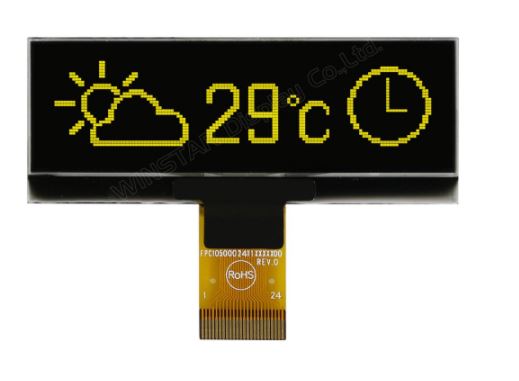 OLED COG 128X32 YELLOW 2.22" - WEO012832ALPP3N00000